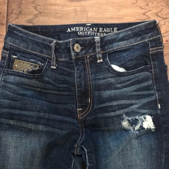 American Eagle Hi-Rise Super Stretch Jegging SZ 6 - Picture 2 of 7